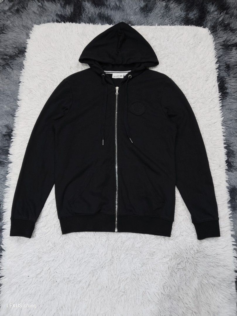 Lacoste hoodie with patch logo (Category: Hoodies) located in Manila. Submitted by lexusthrift1995 (Listing ID 1464182188, Image 1). Description: Size- FR 5 US LARGE on tag but fit to MEDIUM Dimension- 20x27 Color rate- 9/10 Condition- 9/10 good condition ‼️750.pesos FREE SHIPPING FEE 💸MODE OF PAYMENT- GCASH payment first 🚛MODE OF DELIVERY- J&T or LALAMOVE 📍LOCATION- NORTH CALOOCAN CAMARIN BRGY.177 1705 SUNFLOWER STREET. 🗒Note: Please manage 