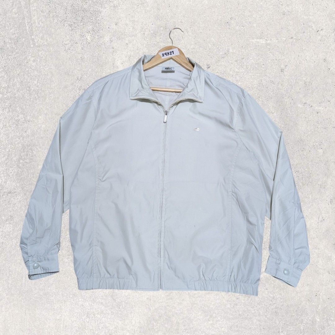 Lacoste Light Harrington Jacket (Category: Coats, Jackets and Outerwear) located in San Juan City. Submitted by 4keeps.mnl (Listing ID 1464292885, Image 1). Description: AUTHENTIC ✅ ORIGINAL lightweight manipis presko Condition: 9.5/10 Large 24x27 Issue: None.