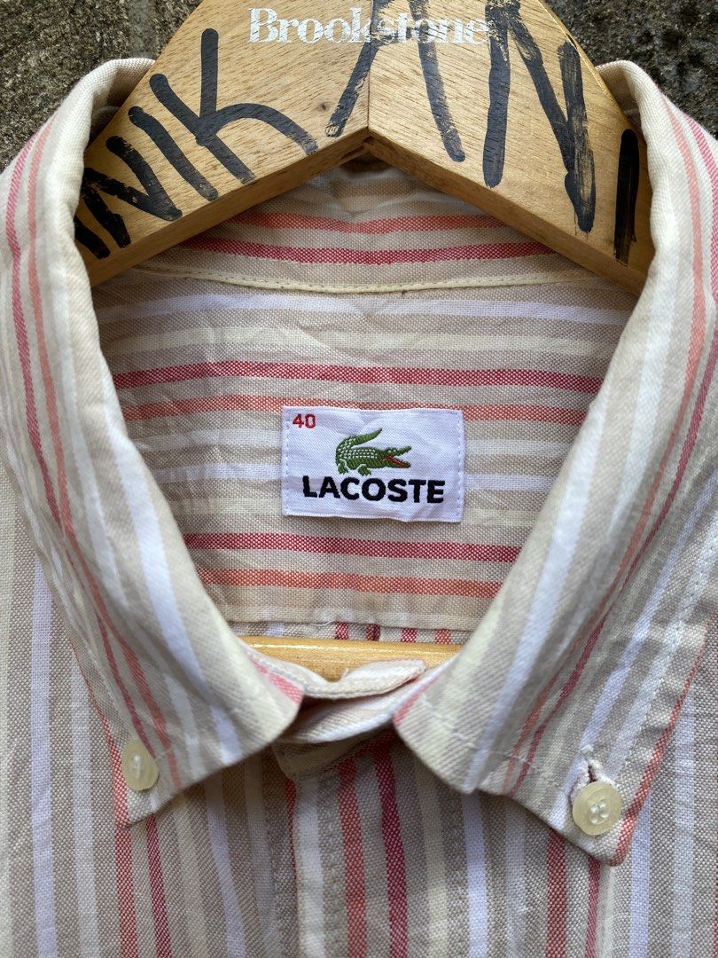 Lacoste Multicoloured Polo Shirt (Category: Activewear) located in Balamban. Submitted by anikdotal (Listing ID 1464172155, Image 3). Description: Lacoste Multicoloured Polo Shirt Size(Large) Length(28-30) Width(22) Like New Condition No Issue❌ Price+Shipping Fee📨 LOC:BALAMBAN CEBU COURIER: J&T & FLASH EXPRESS MOP: Gcash. Payment first policy. No COD Unli Vouch. Valid id. Video Call.