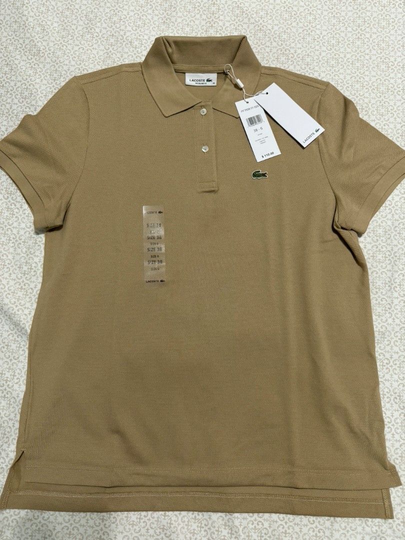 Lacoste Polo Shirt - Beige - Regular Fit (Category: Shirts) located in Las Pinas. Submitted by specteretceps (Listing ID 1464263164, Image 1). Description: All Brand New Size 36 & 38 4500 Delivery JT or Lalamove Payment: GCASH Loc: Las pinas, BGC .