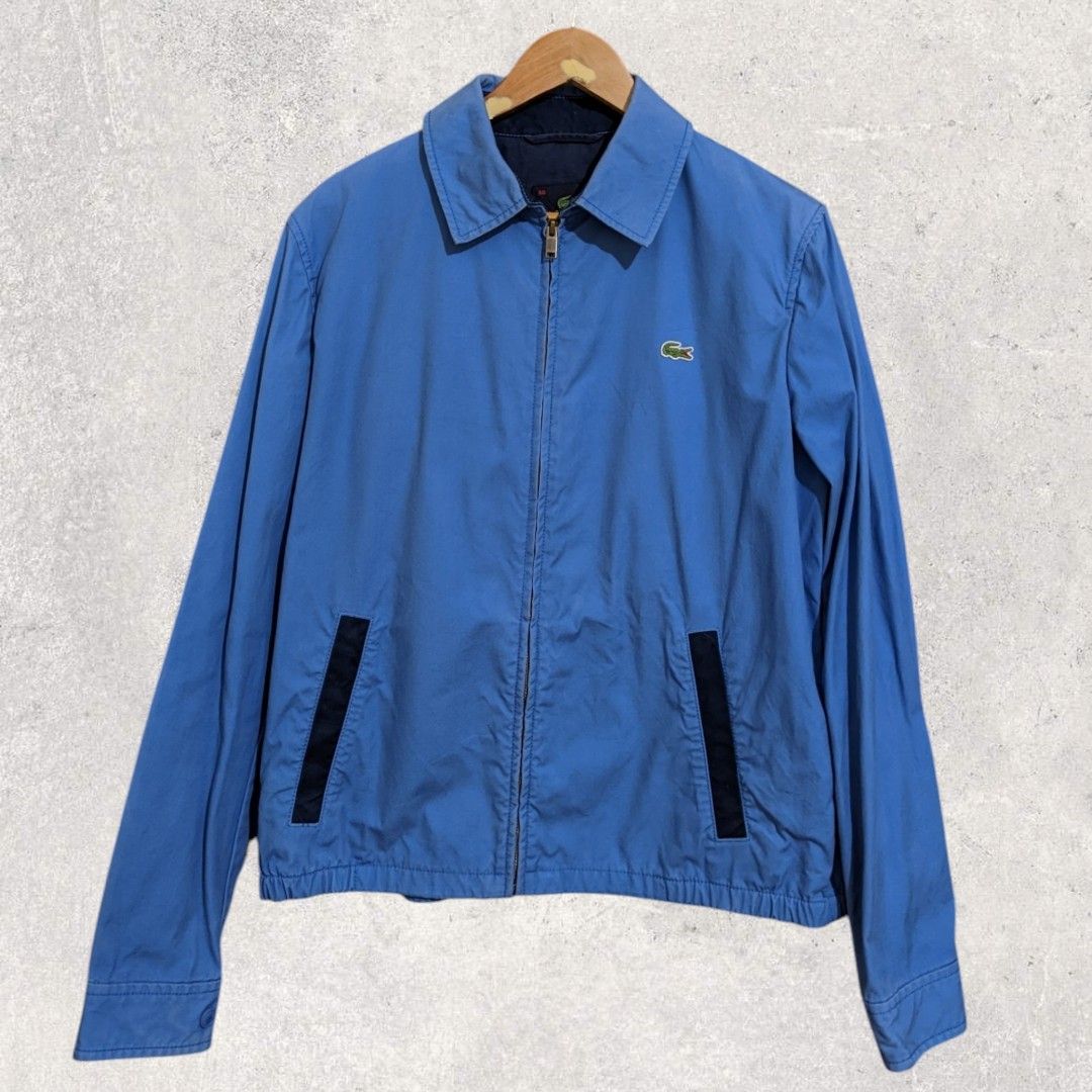 Lacoste Powder Blue Harrington (Category: Coats, Jackets and Outerwear) located in San Juan City. Submitted by 4keeps.mnl (Listing ID 1464292646, Image 1). Description: AUTHENTIC ✅ ORIGINAL Condition: 9/10 Medium Issue: None.