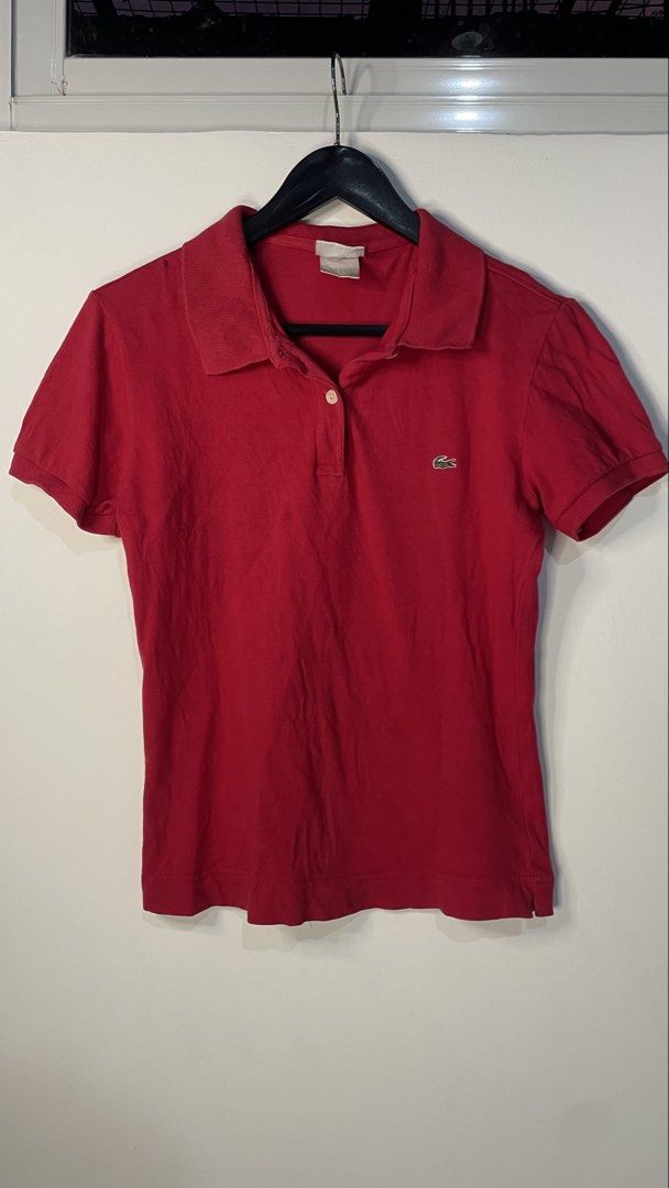Lacoste Red Polo Shirt (Category: Others Tops) located in Arayat. Submitted by christian_srno (Listing ID 1464244959, Image 1). Description: .