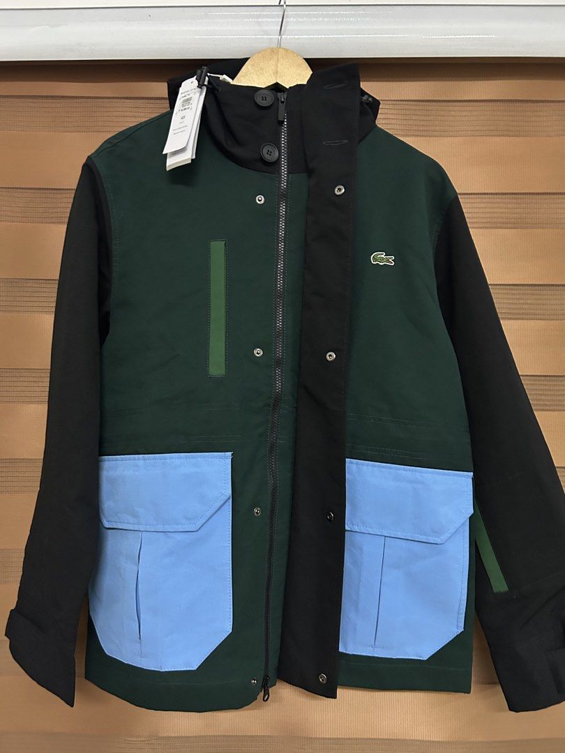 Lacoste Water-Repellent Twill Jacket (Category: Coats, Jackets and Outerwear) located in Manila. Submitted by foundarchive.ph (Listing ID 1464265078, Image 3). Description: Lacoste Water-Repellent Twill Jacket Size S/M on tag (25.5L x 22.5W) Brandnew with tag ₱8,500 negotiable (16k+ srp) Not thrifted Manila area can ship nationwide.