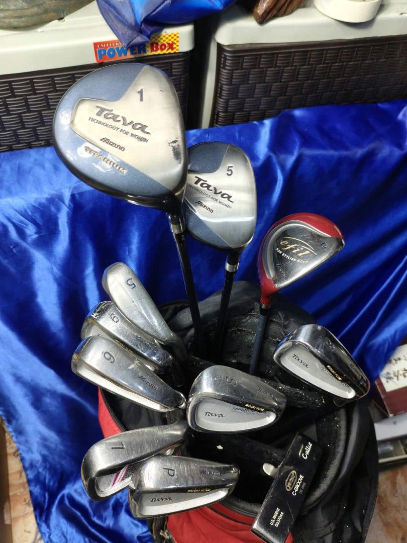 Ladies Mizuno Golf set (Category: Golf) located in Manila. Submitted by yeonmei5614747 (Listing ID 1464249747, Image 2). Description: MIZUNO GOLF SET FOR LADIES.. IRON # 5i-9i Pw Sw 5i is fitway brand 7i ladies sonic brand.. Mizuno Tava Driver and Wood Mizuno Efil -UT Callie putter.. Gila Golf Bag right handed set.. Ready for Fairway ...