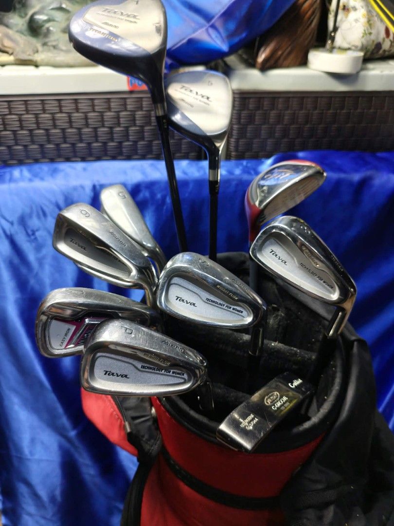 Ladies Mizuno Golf set (Category: Golf) located in Manila. Submitted by yeonmei5614747 (Listing ID 1464249747, Image 1). Description: MIZUNO GOLF SET FOR LADIES.. IRON # 5i-9i Pw Sw 5i is fitway brand 7i ladies sonic brand.. Mizuno Tava Driver and Wood Mizuno Efil -UT Callie putter.. Gila Golf Bag right handed set.. Ready for Fairway ...