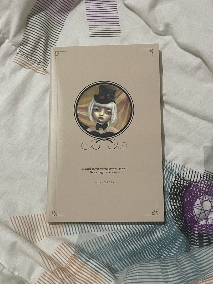 Lang Leav Journal (Category: Storybooks) located in San Pablo. Submitted by vrmthrsainz (Listing ID 1464300468, Image 1). Description: - Your Words Are Power by Lang Leav - Inside pages are lined, ideal for writing and journaling. - unused but has some marks on edges.