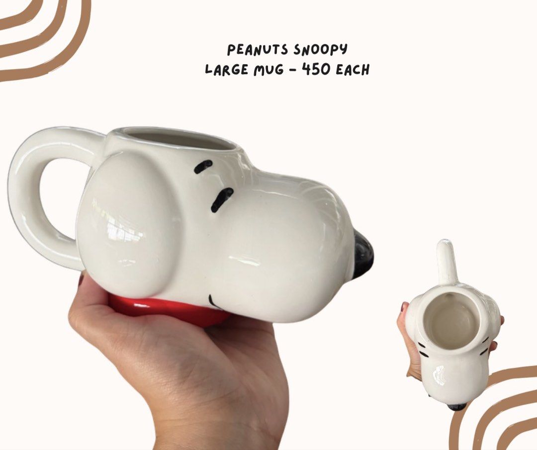 Large Snoopy Head Mug (Category: Character Goods) located in Pasig City. Submitted by homeyvibesph (Listing ID 1464305191, Image 1). Description: Last 1 available .