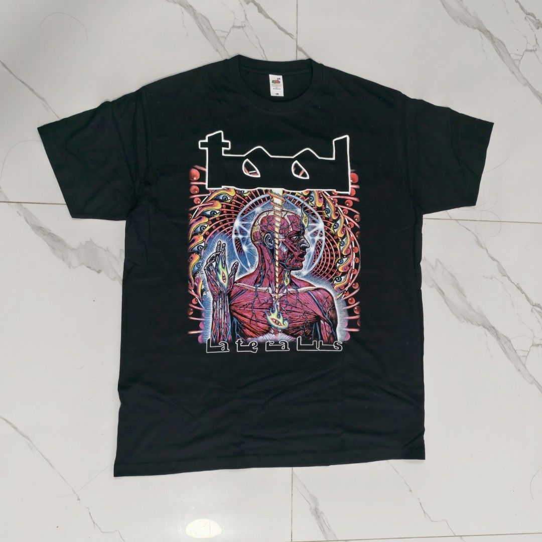 Tool Lateralus album tee (Category: Tshirts & Polo Shirts ) located in Quezon City. Submitted by kieshi (Listing ID 1464177031, Image 2). Description: progressive rock/metal band TOOL Lateralus album double graphic tee size XL (21x30) in new condi. crossposted asking for 1k, mabisa !! tags: tool y2k vintage thailand bootleg retro grunge metal progressive rock 10,000 days lateralus opiate band puscifier a perfect circle older brother core skater 9