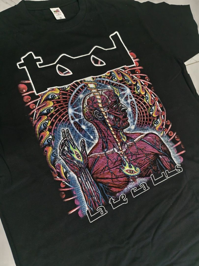 Tool Lateralus album tee (Category: Tshirts & Polo Shirts ) located in Quezon City. Submitted by kieshi (Listing ID 1464177031, Image 1). Description: progressive rock/metal band TOOL Lateralus album double graphic tee size XL (21x30) in new condi. crossposted asking for 1k, mabisa !! tags: tool y2k vintage thailand bootleg retro grunge metal progressive rock 10,000 days lateralus opiate band puscifier a perfect circle older brother core skater 9