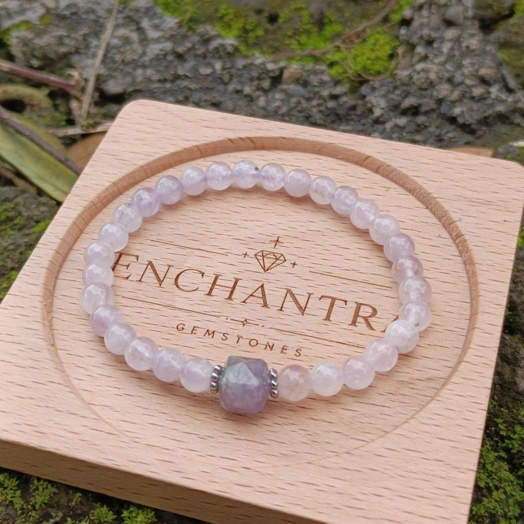 Lavender amethyst (Category: Bracelets) located in Manila. Submitted by enchantra_gems (Listing ID 1464184375, Image 2). Description: ✨ LAVENDER AMETHYST | NATURAL STONE BRACELET ✨ Delicate. Refined. Timeless. A beautifully curated bracelet featuring natural Lavender Amethyst, selected for its soft lilac tones and naturally unique character. Each stone carries its own subtle variations, making every piece truly one of a kind. 💜 Lavender Amethyst