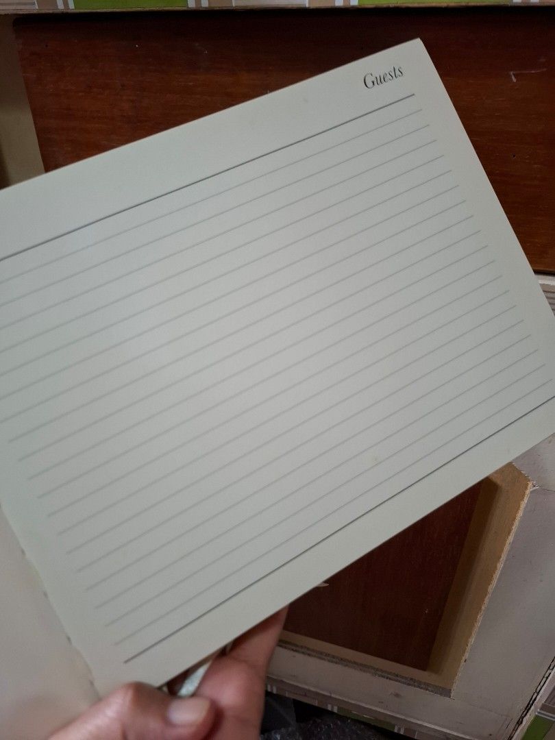 LEATHER GUEST BOOK (Category: Storybooks) located in Arayat. Submitted by books_and_more_stuff (Listing ID 1464192408, Image 3). Description: leather guest book PM for more photos if interested 092626.
