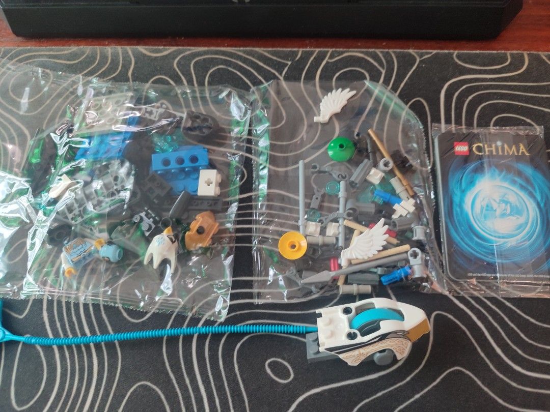 LEGO Chima Speedorz Set - Eagle's Speedor (Category: Lego & Building Sets) located in Davao. Submitted by goofbrick (Listing ID 1464192777, Image 1). Description: - Brand New LEGO Chima Set: Eagle's Speedor - Includes: Minifigure and accessories - Comes with original instruction booklet - All parts are in sealed, unopened bags - Ideal gift for any LEGO Chima enthusiast.