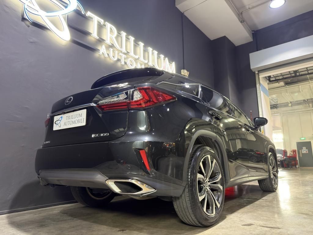 Lexus RX300 2.0 Luxury (A) (Category: Used Cars) located in Singapore. Submitted by trillium.auto (Listing ID 1464282764, Image 3). Description: 🚘 Vehicle Features 2.0L turbocharged 4 cylinder engine (8AR-FTS), producing 234bhp and 350nm of torque, 6 speed auto transmission. 4WD, keyless entry/start/stop 🚘 Accessories Lexus infotainment system, Bluetooth, navigation system, 360 parking camera and sensors, electric seats, ventilated seats, elect