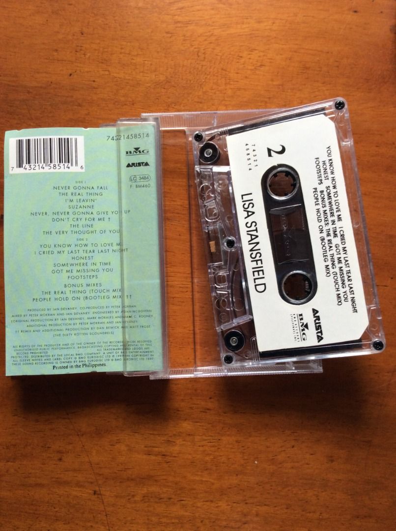 Lisa Stansfield - Three Cassette Tapes (Category: CDs & DVDs) located in Silang. Submitted by lawrencenorthey (Listing ID 1464192671, Image 2). Description: - Lisa Stansfield - Three cassette tapes PHP 140 each Cassette Tape or PHP 300 for all three Cassettes - Includes all the major hits - Plays perfectly - A must-have for any fan of Lisa Stansfield.