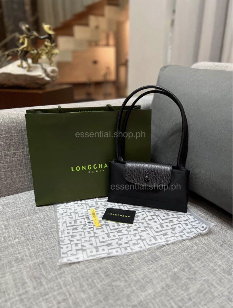 Longchamp Le Pliage ONE Medium Long Handle Black (Category: Tote Bags) located in Manila. Submitted by essential.shop.ph (Listing ID 1464217899, Image 2). Description: FOR PRE-ORDER. 7-10 days ETA ☺️ Authentic Longchamp Le Pliage ONE Medium Long Handle Black Includes care card, LGP zip lock pouch and paper bag..