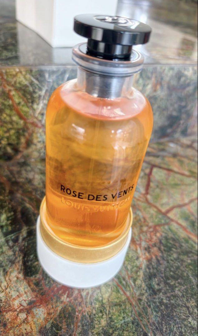 Louis Vuitton Rose des Vents 200ml (Category: Fragrance & Deodorants) located in Caloocan City. Submitted by ejperfumes (Listing ID 1464190577, Image 1). Description: - Authentic Louis Vuitton Rose des Vents perfume - Bottle is mostly full - Includes original cap - Ideal for everyday wear - Selling due to having too many perfumes.