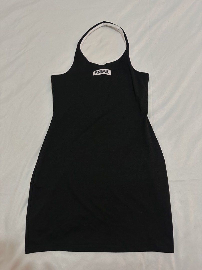 Lovito Backless Black Dress (Category: Dresses) located in Valenzuela. Submitted by shopbychacha (Listing ID 1464150695, Image 1). Description: Lovito Orig Backless Black Dress Once used! Good as new! Size Small but stretchy! Can fit up to medium size.