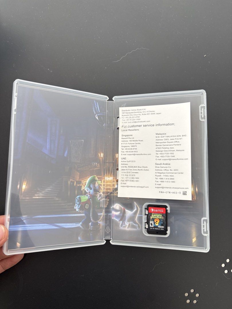 Luigi's Mansion 3 Nintendo Switch Game (Category: Nintendo) located in Quezon City. Submitted by mynameismio (Listing ID 1464160126, Image 2). Description: - Luigi's Mansion 3 for Nintendo Switch - Play as Luigi and his gooey doppelganger, Gooigi - Explore a massive, haunted hotel filled with secrets - Solve clever puzzles and capture mischievous ghosts - Supports up to 8 players in various multiplayer modes - Perfect for solo adventures or group