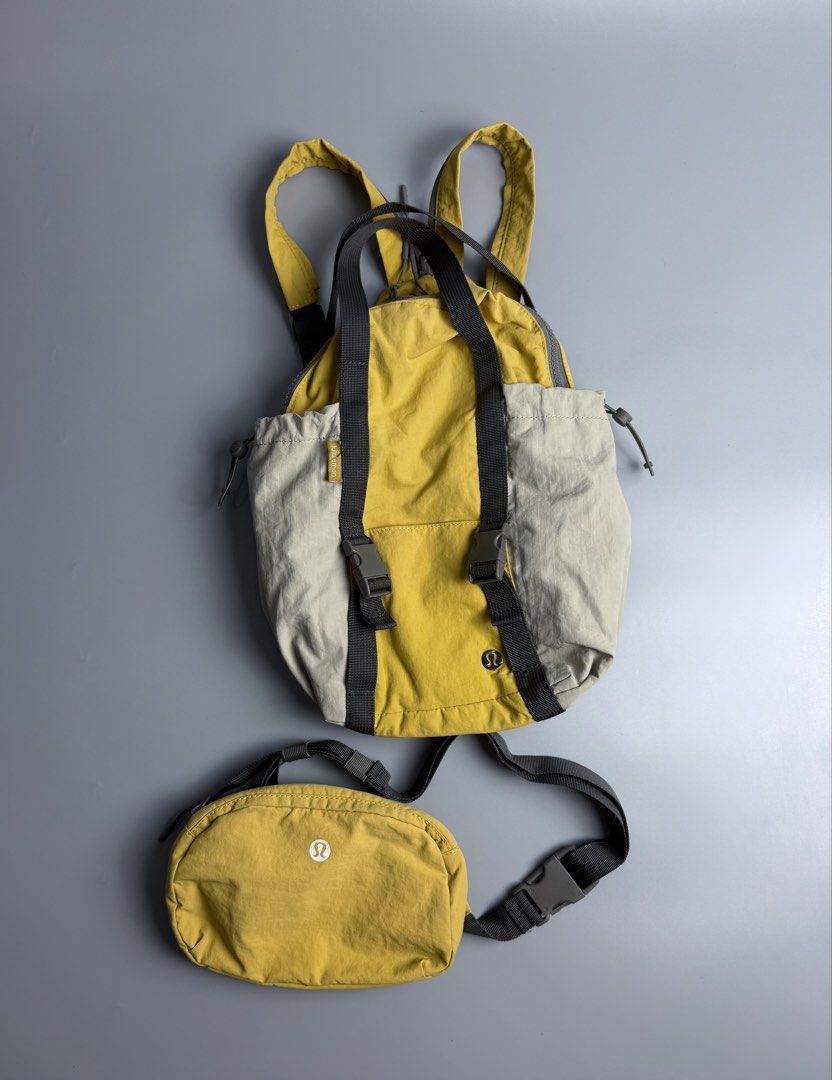 Lululemon 2way Backpack/Beltbag (Category: Backpacks) located in San Pablo. Submitted by zzz.archvs (Listing ID 1464264934, Image 1). Description: Still in excellent condition No any flaw Ykk zippers Detachable belt bag.
