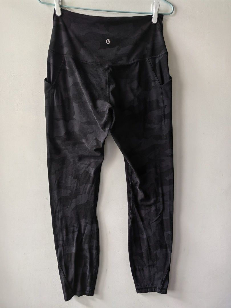 Lululemon Align High Rise Pant 25" (8/M) (Category: Activewear) located in Baguio. Submitted by kacijom (Listing ID 1464277552, Image 2). Description: ₱600 (SRP $118 /₱7.9k) Lululemon Align High Rise Pant with Pockets 25" - Heritage 365 Camo Deep Coal Multi •Size 8/M, 14"x35" •Condition 9/10 (Very-Good Used Condition).