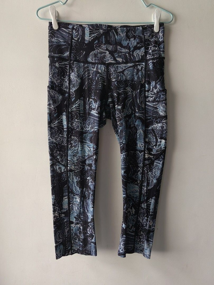 Lululemon Fast & Free Crop II (6/S-M) (Category: Activewear) located in Baguio. Submitted by kacijom (Listing ID 1464279933, Image 1). Description: ₱500 (SRP $118 /₱7.3k) Lululemon Fast & Free Crop II *Nulux 19" Eternal Wave Starlight Black •Size 6/S-M, 13"x27" •Condition 10/10 (Excellent Used Condition).