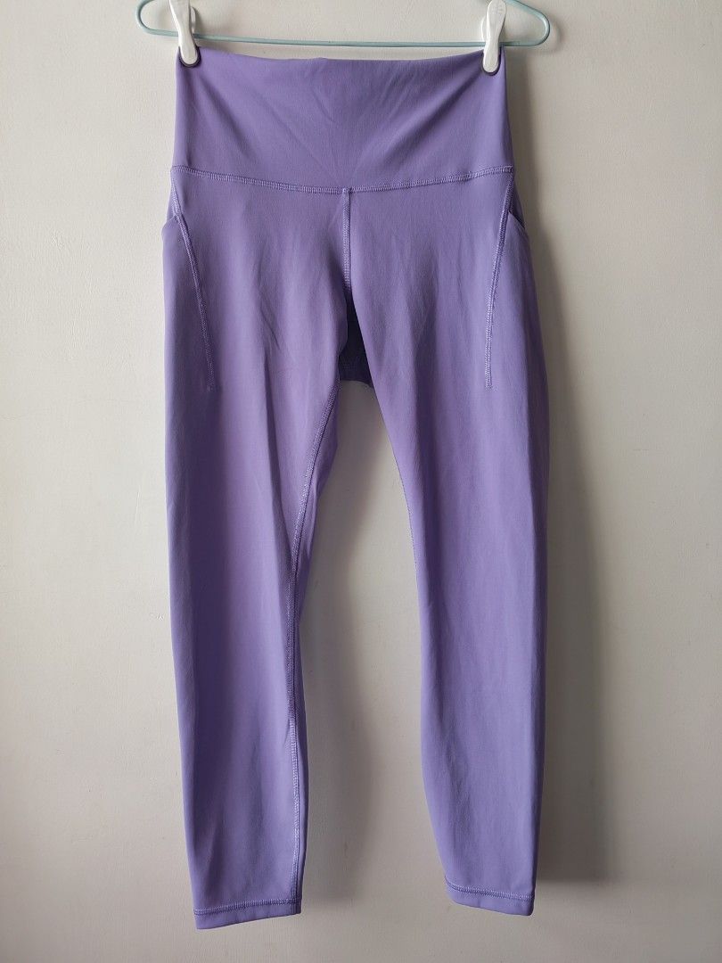 Lululemon Wunder Train High-Rise Tight 25" (8/M) (Category: Activewear) located in Baguio. Submitted by kacijom (Listing ID 1464276882, Image 1). Description: ₱800 (SRP $118/₱7.9k) Lululemon Wunder Train High-Rise Tight with Pockets 25" - Dark Lavender •Size 8/M, 13. 5"x33" •Condition 10/10 (Excellent Used Condition).