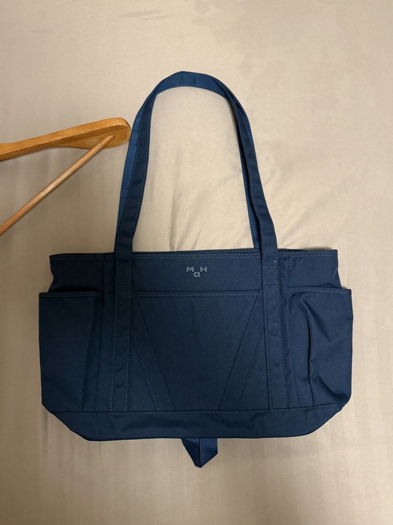 MaH waterproof tote bag -Dark Blue (Category: Tote Bags) located in Cavite. Submitted by _solidolo (Listing ID 1464275687, Image 3). Description: 1,500 nabili sa tiktok used once only.