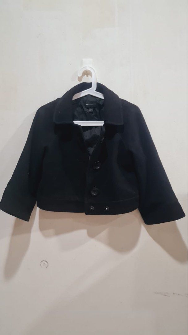 MANGO jacket (Category: Coats, Jackets and Outerwear) located in Kuala Lumpur. Submitted by luxeuk (Listing ID 1464210443, Image 1). Description: - Mango jacket for summer, autum - wool with satin lining - Features a collar and button closure - Three buttons on the front - Three-quarter sleeves - Fully lined interior - Ideal for layering over tops or dresses - A versatile addition to any wardrobe.