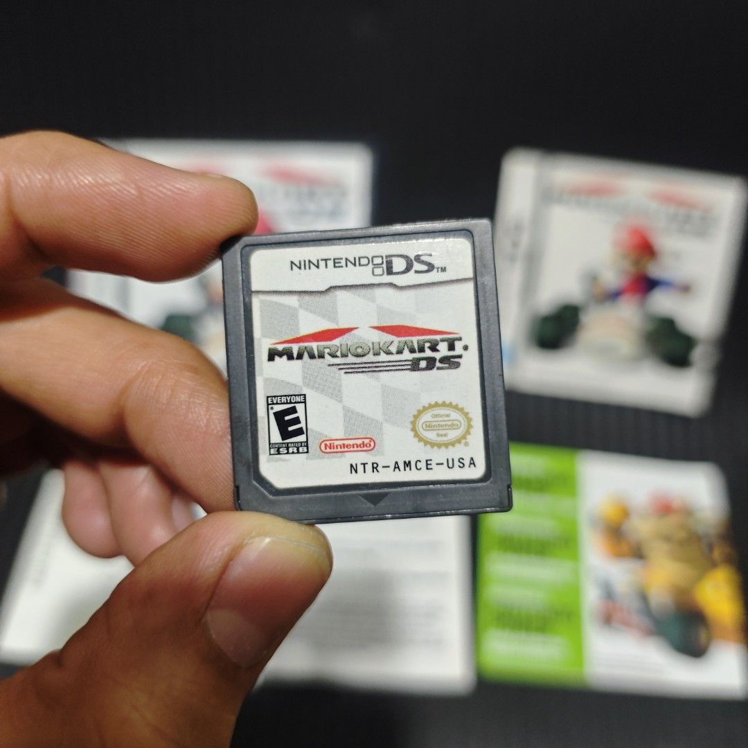 Mario Kart DS Game Authentic CIB (Category: Nintendo) located in Quezon City. Submitted by shopme_gadget30 (Listing ID 1464295237, Image 2). Description: kindly read the details first for sale fixed price good Condition tested and working With case and game card complete in box compatible to Nintendo 3ds/DS usa region qc area meet up: sm north shipping fee must shoulder by the buyer via lalamove or grab payment: bdo/gcash happy gaming everyone.