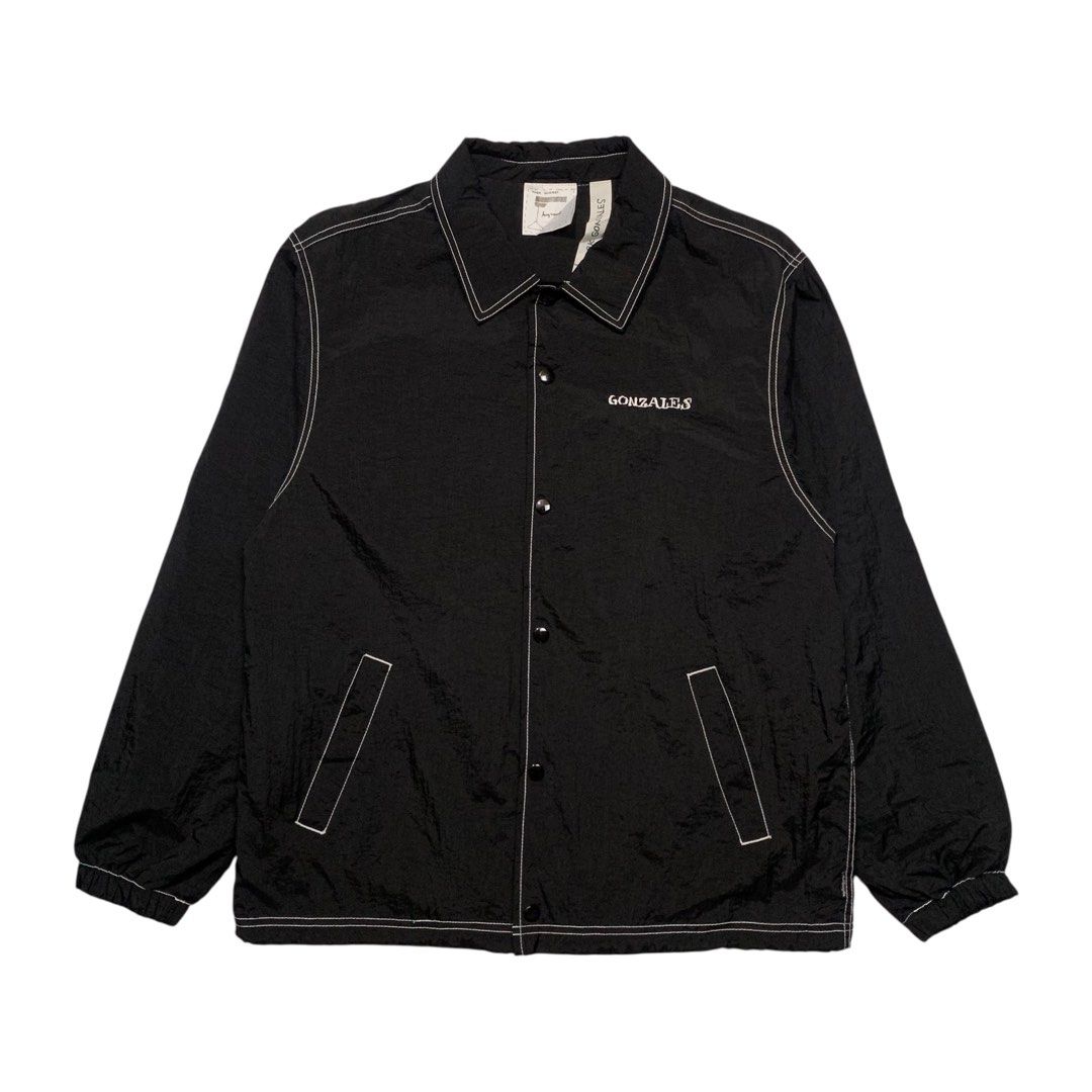 Mark Gonzales Buttondown Coach Jacket (Category: Coats, Jackets and Outerwear) located in Baguio. Submitted by thesecretshop_ph (Listing ID 1464227440, Image 1). Description: Size: Medium Lenght: 28” Width: 22” Issues: -.