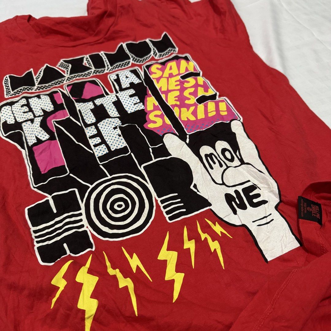 MAXIMUM THE HORMONE (Category: Tshirts & Polo Shirts ) located in Pasig City. Submitted by jaaard (Listing ID 1464243103, Image 2). Description: Maximum the hormone Size M cut tag 19.5x28 Vgood condition.