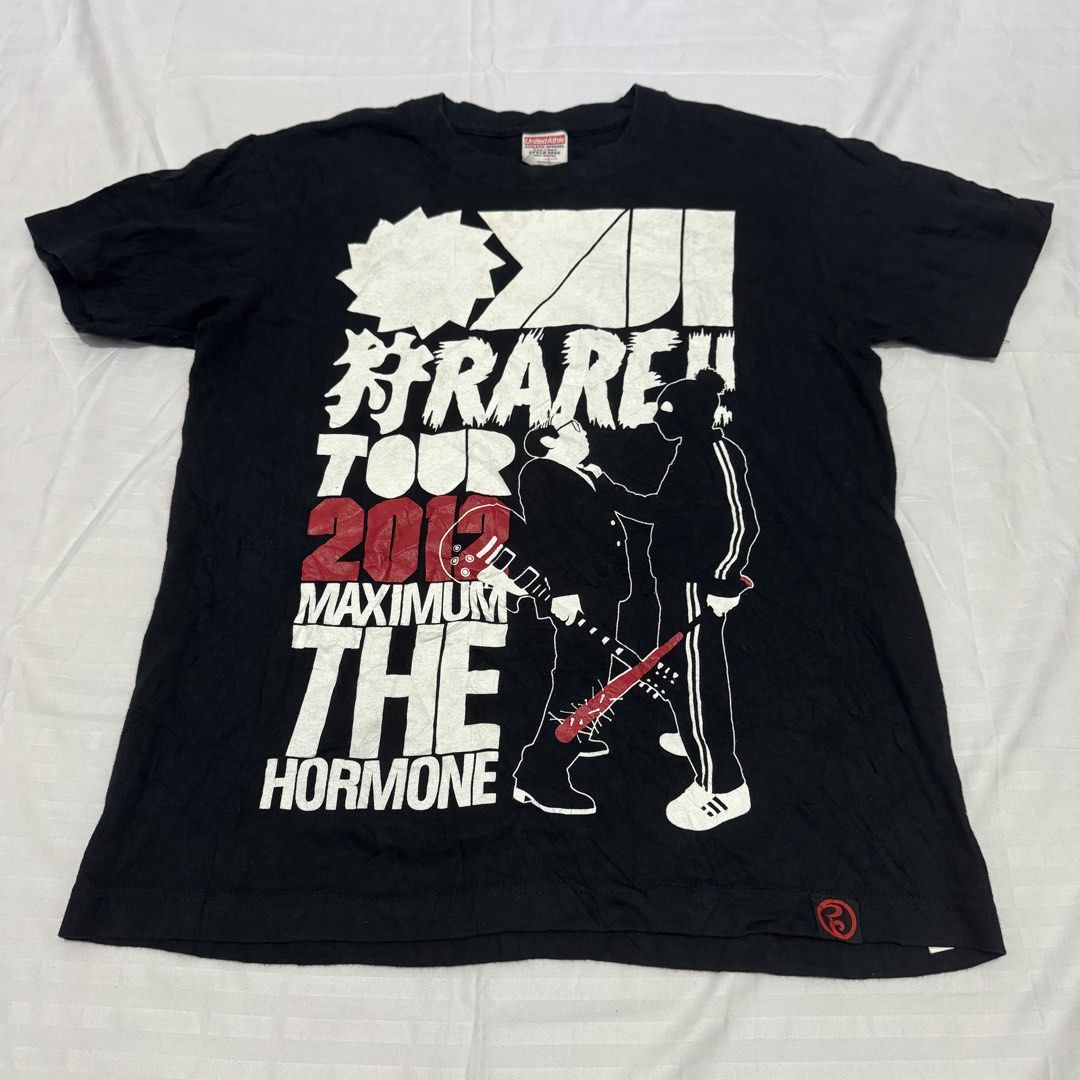 MAXIMUM THE HORMONE (Category: Tshirts & Polo Shirts ) located in Pasig City. Submitted by jaaard (Listing ID 1464243827, Image 1). Description: Maximum the hormone Size S 18.5x25 Vgood condition need wash.
