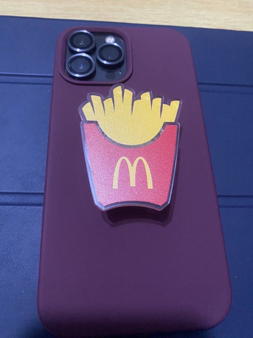 Mcdo fries phone grip (Category: Mounts & Holders) located in Manila. Submitted by jhennie05 (Listing ID 1464283759, Image 1). Description: Brand new French fries grip One pc only Location cainta .
