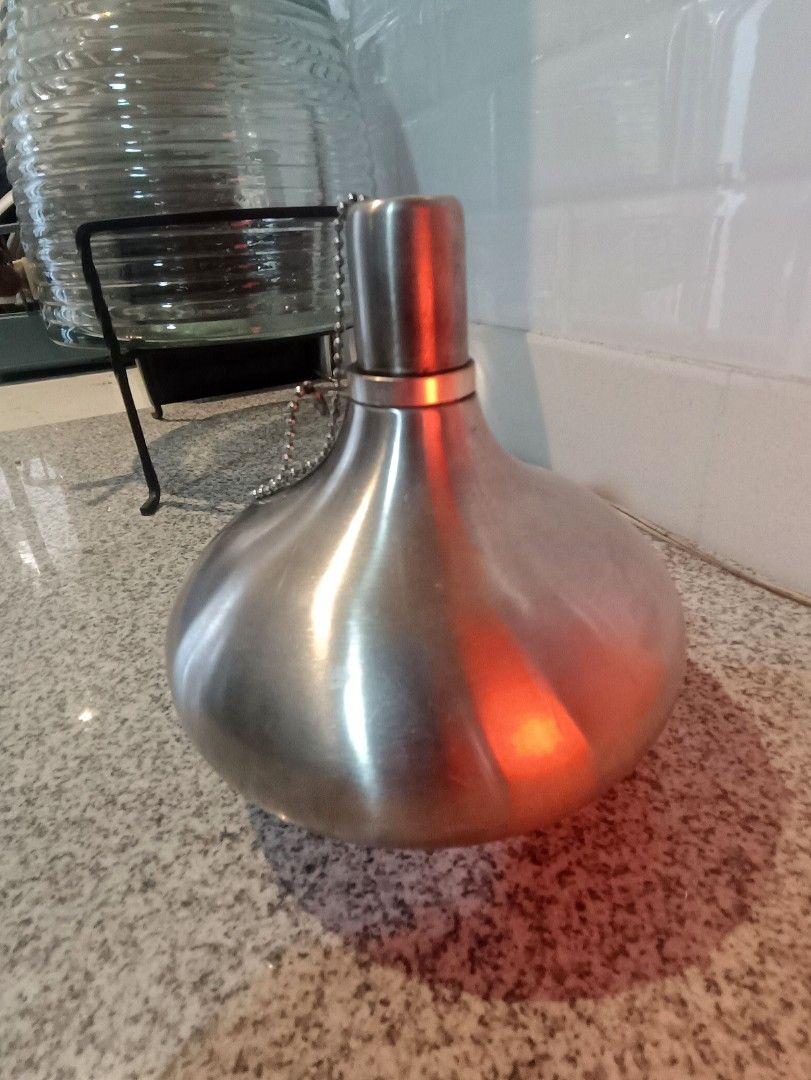 Metal Table top Torch / Oil Lamp (Category: Other Home Decor) located in Dasmarinas. Submitted by solstice.style (Listing ID 1464159300, Image 2). Description: Metal Table top Torch / Oil Lamp about 5 to 6 inches height -made of study good quality metal -very modern and class made in Japan -Padala sakin Ng sister ko from Japan😊 - I use citronella oil for this lamp..