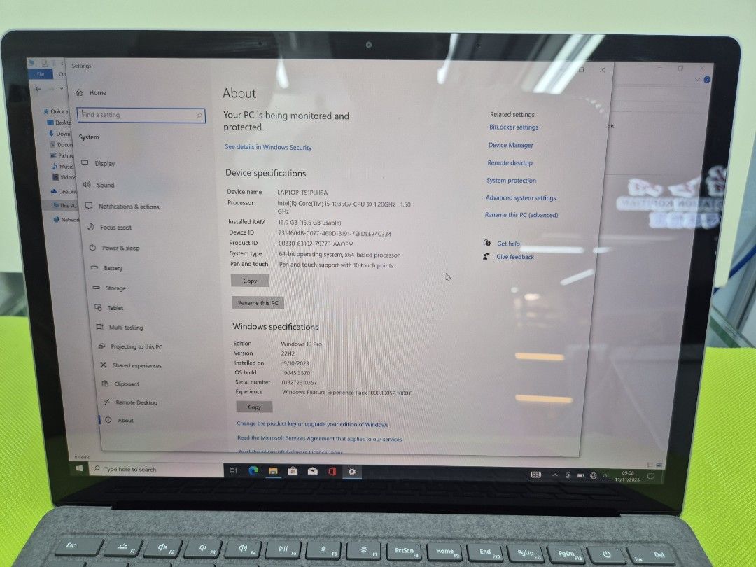 Microsoft Surface (Category: Laptops & Notebooks) located in Singapore. Submitted by cloudinfotech04-76 (Listing ID 1464230045, Image 3). Description: 💻 Microsoft Surface Laptop 3 – 13.5" ✅ Intel Core i5 – 10th Gen ✅ 16GB RAM ✅ 256GB SSD ✅ 13.5" Touchscreen Display ✅ Windows 11 ✅ Wi-Fi & Bluetooth ✅ Slim, Lightweight & Premium Design ✨ Good for Office Work, Study, Browsing & Daily Use 🛡️ 3 Months Shop Warranty 📍 Cloud Info Tech Pte. Ltd. Sim L