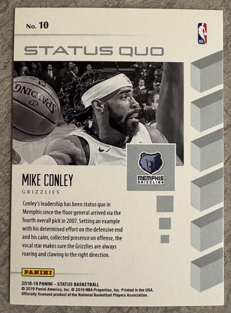 Mike Conley 10 (Category: Raw Singles) located in Manila. Submitted by steadycards80 (Listing ID 1464166200, Image 2). Description: .