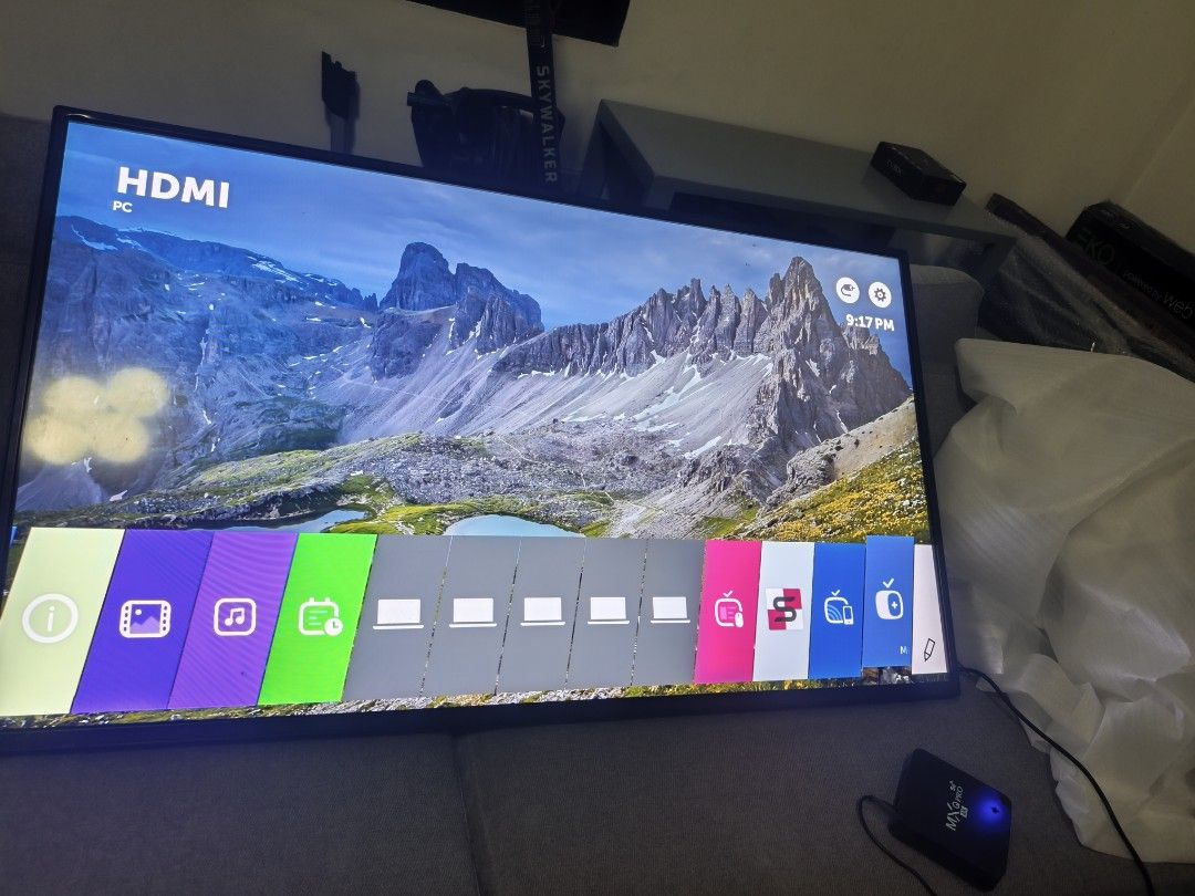 Mini PC (8GB RAM) and LG Smart TV Bundle (Category: Desktops) located in Tarlac. Submitted by ibrahimharb81 (Listing ID 1464278884, Image 3). Description: - Bundle includes: Mini PC and large LG Smart TV - Mini PC Specs: 8GB RAM, 128GB SSD, Windows 11pro - Perfect for home office or entertainment setup - Both items in good working condition - Feel free to ask any questions! used LG smart android monitor original price 58k . brand new mini pc wind
