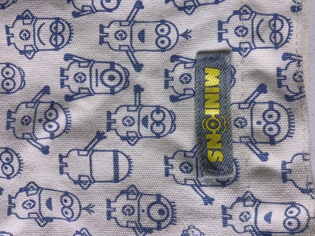 Minions Tote Bag - Canvass Bag (Category: Character Goods) located in Carmona. Submitted by bihira (Listing ID 1464280471, Image 3). Description: Minions Tote Bag - Canvass Bag - WYSIWYG - Authentic Minion Merch - Canvass Material - Embosed Minions.