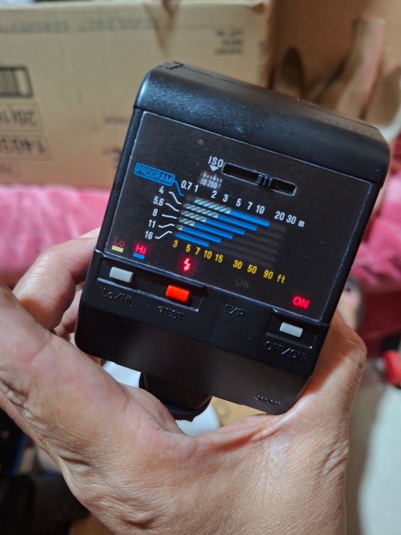 Minolta Program 2800 AF Flash Unit with Case (Category: Flashes) located in Bulacan. Submitted by ourdailyfinds (Listing ID 1464286742, Image 2). Description: FOR SALE: Minolta Program Flash 2800AF – Complete Collector's Kit • Price: ₱1,800 • Condition: Pre-owned / Vintage Japan Surplus. Fully tested and 100% working condition. • Inclusions: • Minolta Program Flash 2800AF Unit • Original Minolta Branded Black Leather Pouch Case (Excellent conditi