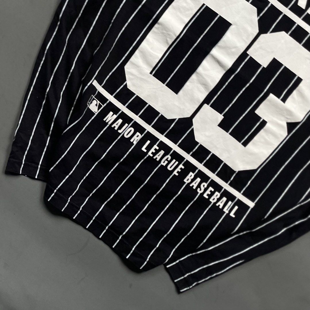 MLB SHIRT (Category: Tshirts & Polo Shirts ) located in Liloan. Submitted by retro_ken_finds (Listing ID 1464154752, Image 3). Description: 🔻Details🔻 MLB YANKEES STRIPE 📐𝐌𝐞𝐚𝐬𝐮𝐫𝐞𝐦𝐞𝐧𝐭 ( 𝒊𝒏 𝒊𝒏𝒄𝒉𝒆𝒔 ) ᴡɪᴅᴛʜ: 24.5 | ʟᴇɴɢᴛʜ: 27 • ᴄᴏɴᴅɪᴛɪᴏɴ: 9/10 • ᴄᴏʟᴏʀ ʀᴀᴛᴇ: 9/10 _______________________________ 🅼🅸🅽🅴: 400 _______________________________ ⚠️ 𝑷𝒂𝒚𝒎𝒆𝒏𝒕 𝒇𝒊𝒓𝒔𝒕 /𝑵𝒐 𝑪𝑶𝑫 /+𝑺𝒉𝒊𝒑𝒑𝒊𝒏𝒈 ⚠️ 𝑵𝒐 𝒅𝒆𝒍𝒆𝒕𝒊𝒏𝒈 𝒄𝒐𝒎