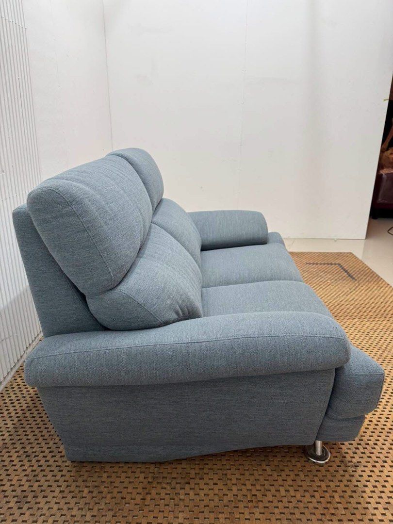 Modern gray 2-seater fabric highback sofa (Category: Other Home Furniture) located in Malolos. Submitted by ramoslaras82250 (Listing ID 1464277483, Image 1). Description: .