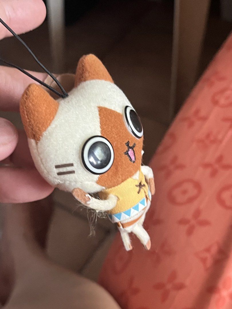 Monster hunter PALICO cat bag charm (Category: Plushies & Soft Toys) located in Paranaque City. Submitted by bonsaiart (Listing ID 1464154202, Image 3). Description: Pre owned Good condition 200(fixed)+ sf Payment first policy (gcash/ paymaya) Shipping ONLY (J&t) NO TO COD NO TO MEETUP NO TO COP (LBC) No breaking of set or bundle.