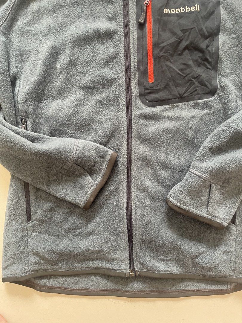 Montbell Fleece Jacket CLIMAPLUS High Performance Fleece (Category: Coats, Jackets and Outerwear) located in Quezon City. Submitted by kingcurator (Listing ID 1464202933, Image 3). Description: - Montbell CLIMAPLUS High Performance Fleece Jacket - Color: Grey - Features: Full zip front, chest pocket, zippered hand pockets, thumbholes on cuffs - Made in Vietnam - Ideal for outdoor activities and layering.