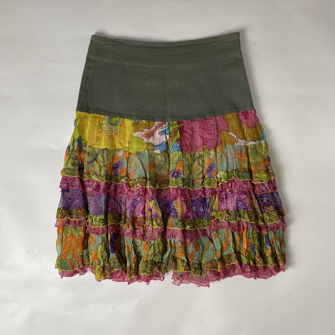 Morgan De Toi Boho Chic Tiered Mesh Skirt (Category: Skirts) located in Bacolod City. Submitted by rewear.conceptual (Listing ID 1464308970, Image 1). Description: Morgan De Toi Boho Chic Tiered Mesh Skirt Condition: 9.5/10 Color rate: 9.5/10 Tagged as: 36 Waist: 28 Length: 23 Message seller if interested Always double check the items description before making an offer. Strictly no return/refund policy! .