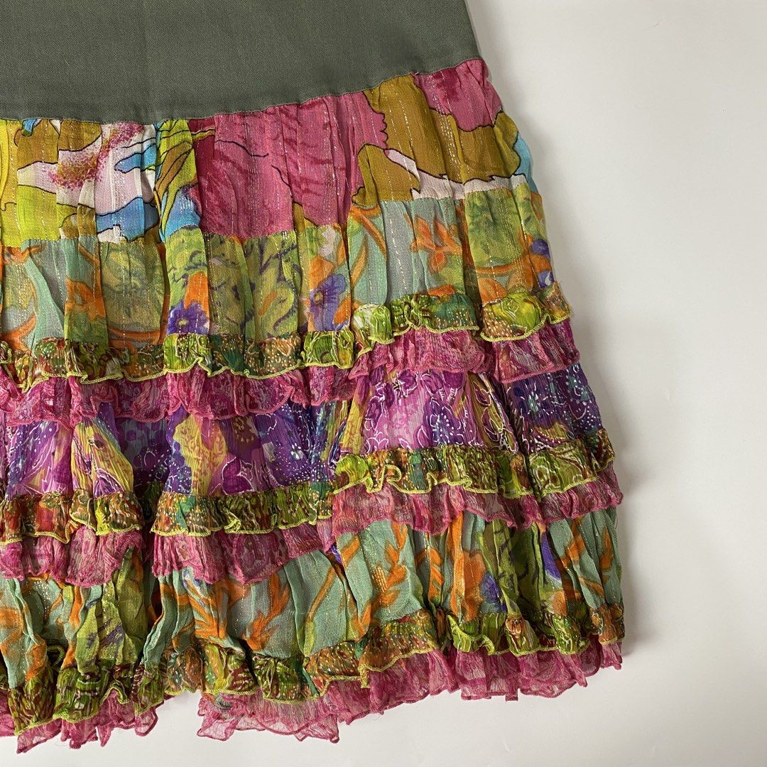 Morgan De Toi Boho Chic Tiered Mesh Skirt (Category: Skirts) located in Bacolod City. Submitted by rewear.conceptual (Listing ID 1464308970, Image 2). Description: Morgan De Toi Boho Chic Tiered Mesh Skirt Condition: 9.5/10 Color rate: 9.5/10 Tagged as: 36 Waist: 28 Length: 23 Message seller if interested Always double check the items description before making an offer. Strictly no return/refund policy! .