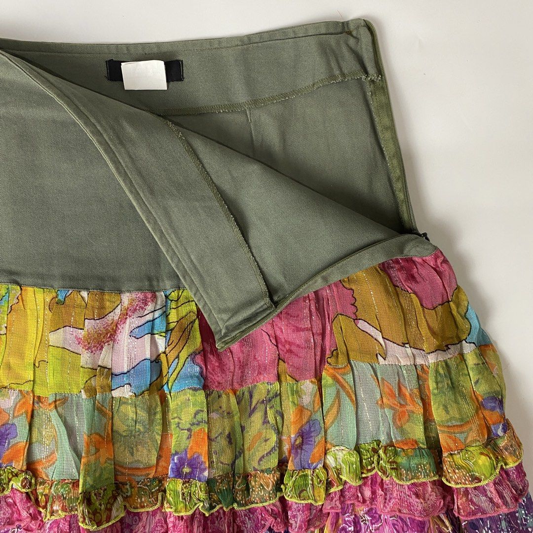 Morgan De Toi Boho Chic Tiered Mesh Skirt (Category: Skirts) located in Bacolod City. Submitted by rewear.conceptual (Listing ID 1464308970, Image 3). Description: Morgan De Toi Boho Chic Tiered Mesh Skirt Condition: 9.5/10 Color rate: 9.5/10 Tagged as: 36 Waist: 28 Length: 23 Message seller if interested Always double check the items description before making an offer. Strictly no return/refund policy! .