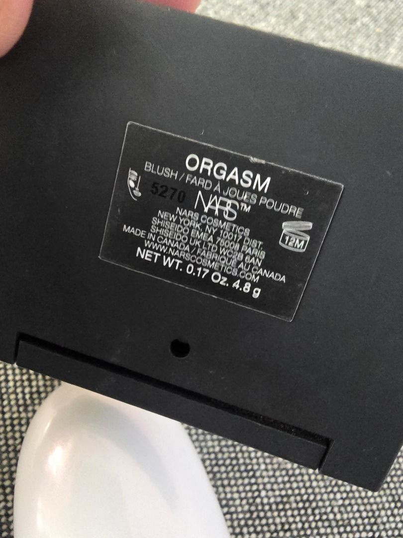 NARS Orgasm Blush 4.8g (Category: Makeup) located in Makati City. Submitted by naomikim818 (Listing ID 1464151784, Image 3). Description: Purchased last month ( Rustans Edsa Shanf Mall 95% full Seldom used ‼️ we don t sell / use fakes FYi - NARS Orgasm Blush - Powder Formula - Net Weight: 4.8g (0.17 Oz) - Made in Canada - Perfect for adding a vibrant pop of color to your cheeks.