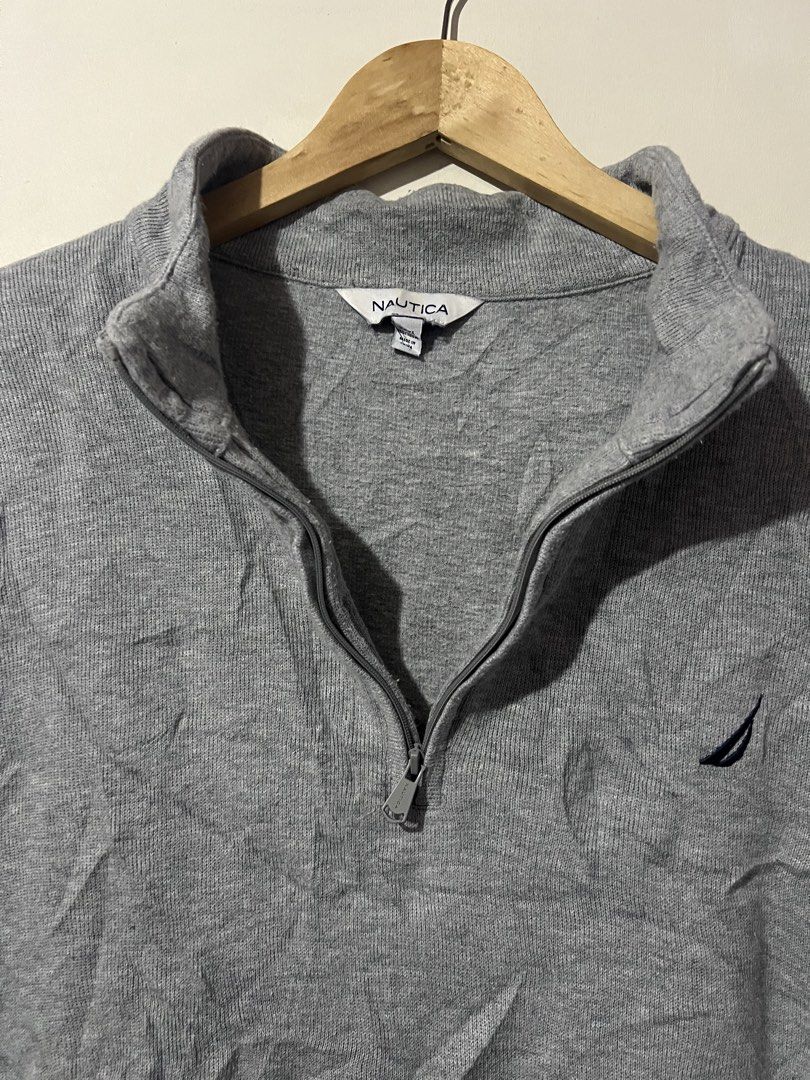 NAUTICA QUARTER ZIP PULL OVER SWEATER (Category: Coats, Jackets and Outerwear) located in Manila. Submitted by dailystrategythrift (Listing ID 1464145352, Image 3). Description: WTS ‼️ NAUTICA QUARTERZIP PULLOVER SWEATER SIZE XXL ON TAG WIDTH - 25 LENGTH - 29 EXCELLENT CONDITION💯❤️ PRICE - 📩 LOCATION LASPIÑAS CITY 📍📍 DM FOR PURCHASE 📩.