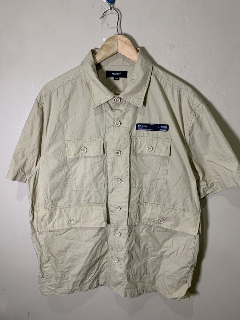 NAVY beige short sleeve Utility (Category: Tshirts & Polo Shirts ) located in Molave. Submitted by mysticbird_38213e (Listing ID 1464138429, Image 2). Description: Good as new Ganda po nito pang Outdoor Solid ng Details po Pwede din pang Tactical mo sir .