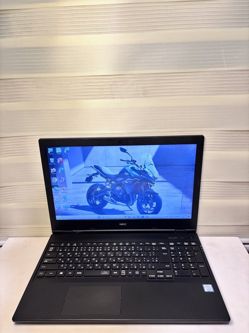 NEC laptop (Category: Laptops & Notebooks) located in Carcar. Submitted by cgggg_694 (Listing ID 1464248120, Image 2). Description: - - Sleek black finish - Full keyboard with dedicated numeric keypad - Screen displays a motorcycle wallpaper - Tested and works well - Ready for its new owner Forsale ✧˚.🎀༘⋆ ₱14,000 Only 모NEC Laptop Core i5 8th gen 8gb ram 256vgb nvme ssd 15.6 Inches screen With numpad keys WINDOWS 11PRO ACTIVATED MICROSOFT 2021 LI
